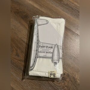 First Class Airline Napkins NWT